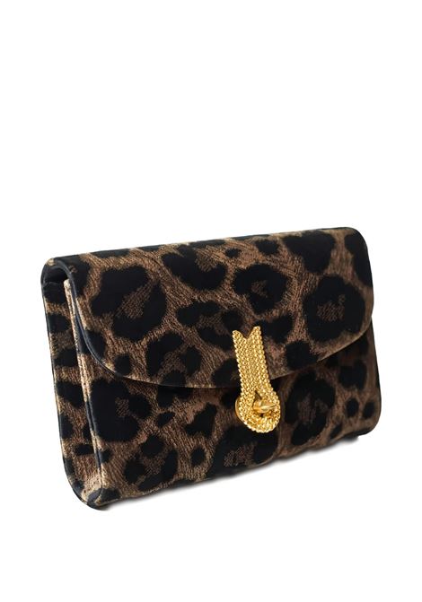 Multicolored queen mid velvet leopard-print bag Amato Daniele - women AMATO DANIELE | 877864AVELLUTOLEOPARDATO